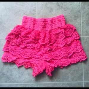⭐️ REWIND ⭐️ GIRLS LAYERED LACE SHORTS